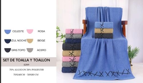 Juego de Toallon y Toalla