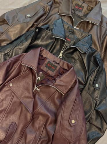 Campera Bomber con Piel