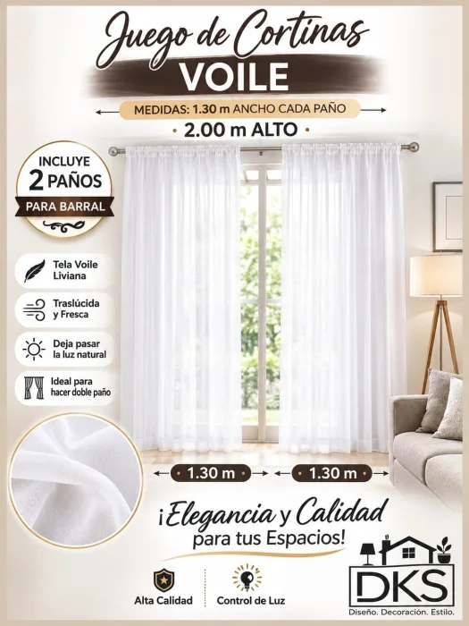 Cortina de Voile