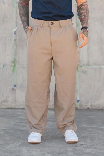 Pantalón Maxi Baggy Sastrero Beige - Miniatura 2