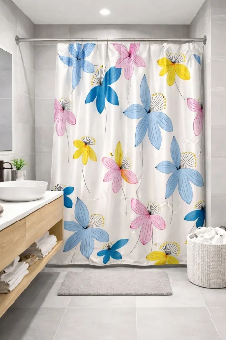 Cortina de Baño Estampada