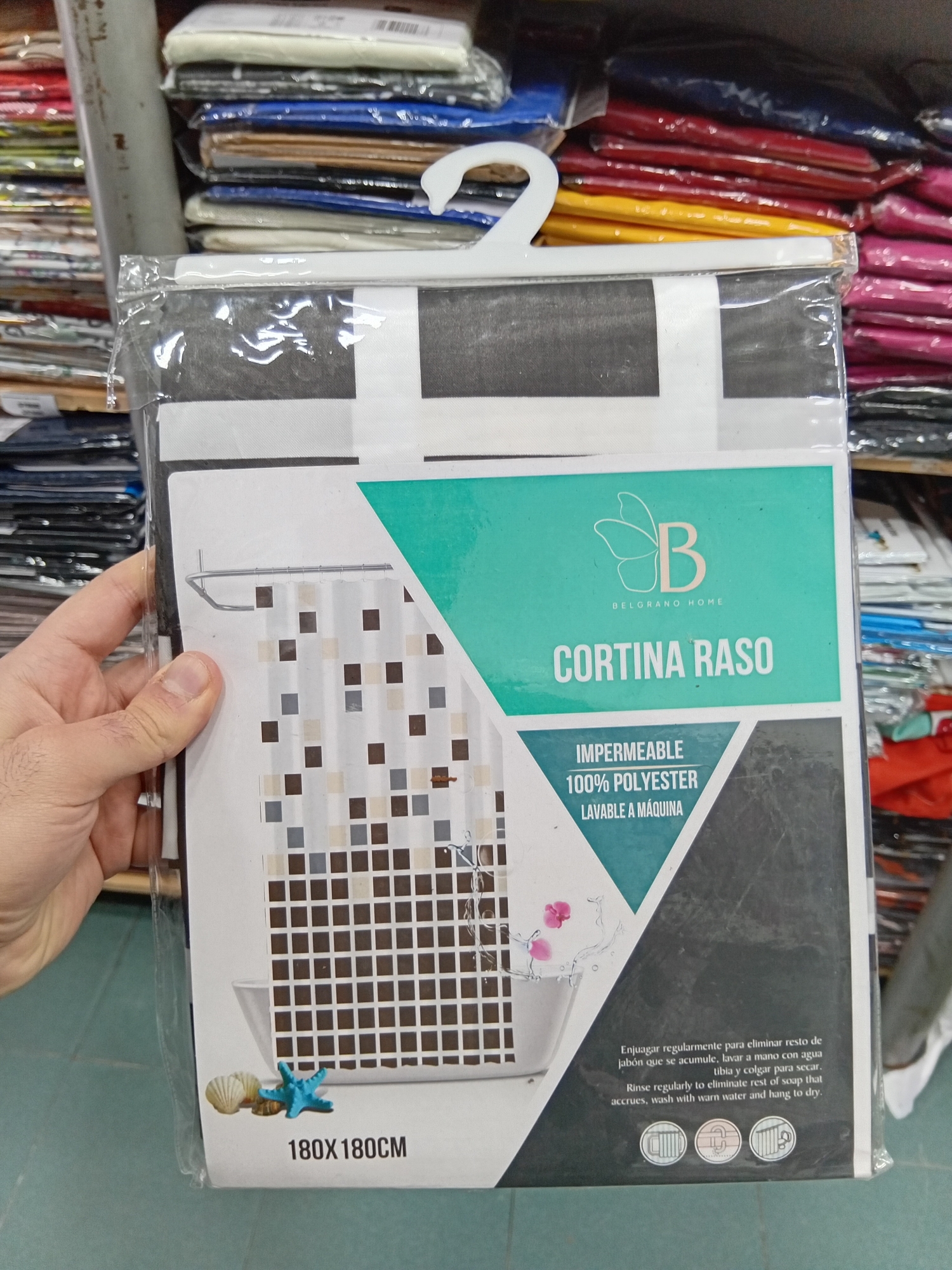 Cortina de Baño Estampada - Imagen 3
