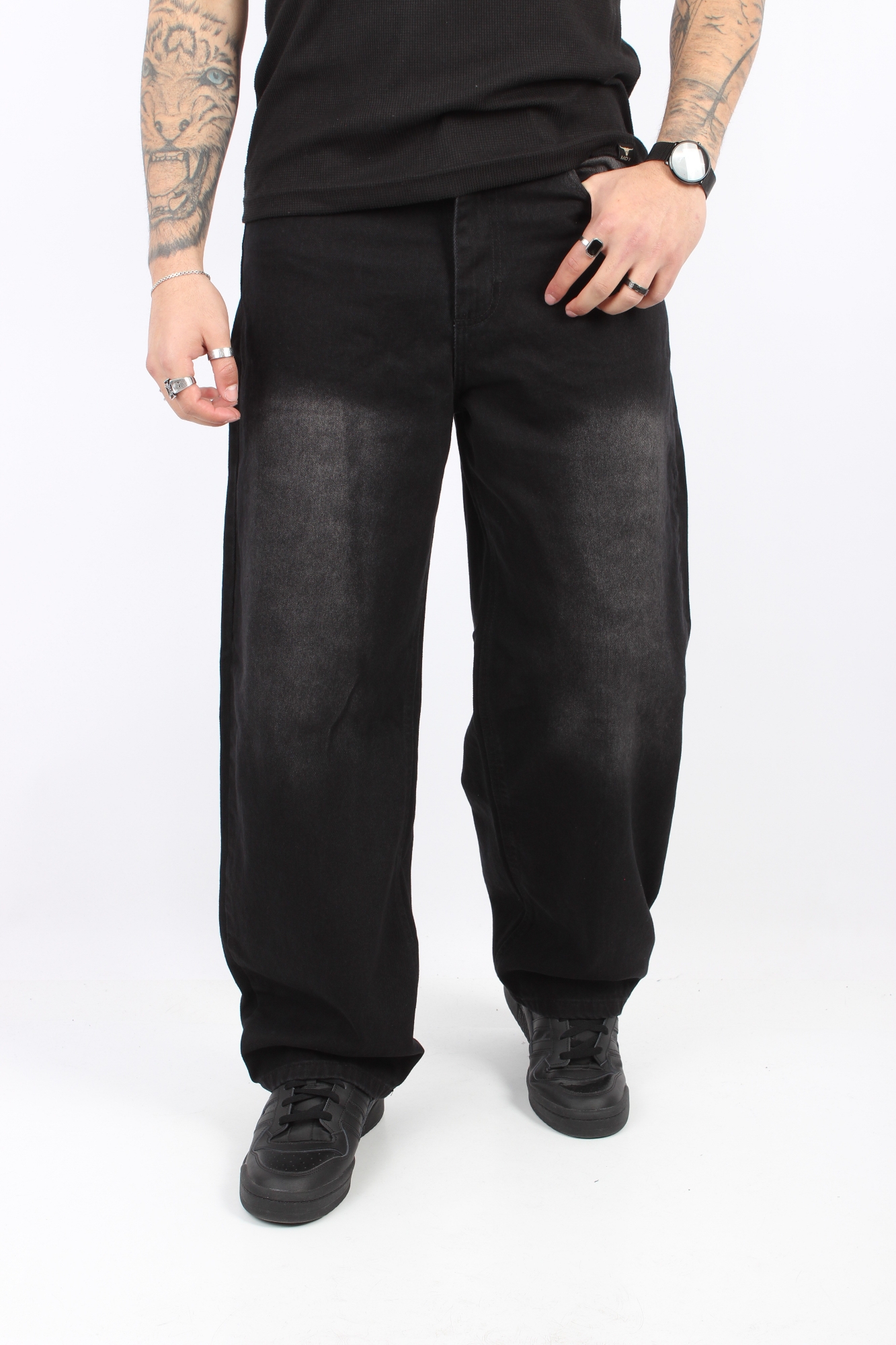 Baggy Negro Skull - Imagen 2