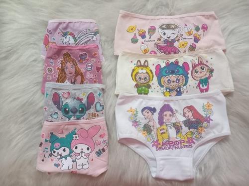 Bombacha Culotte Nena Algodón Peinado Estampado Personajes