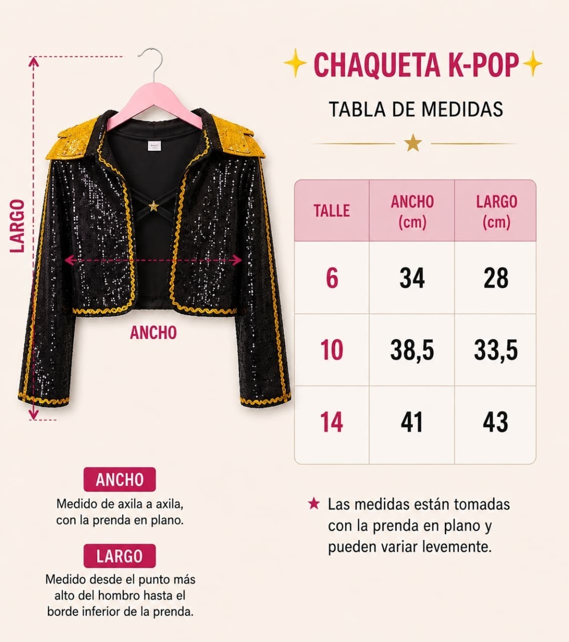 Chaqueta Manga Larga Kpop - Imagen 2