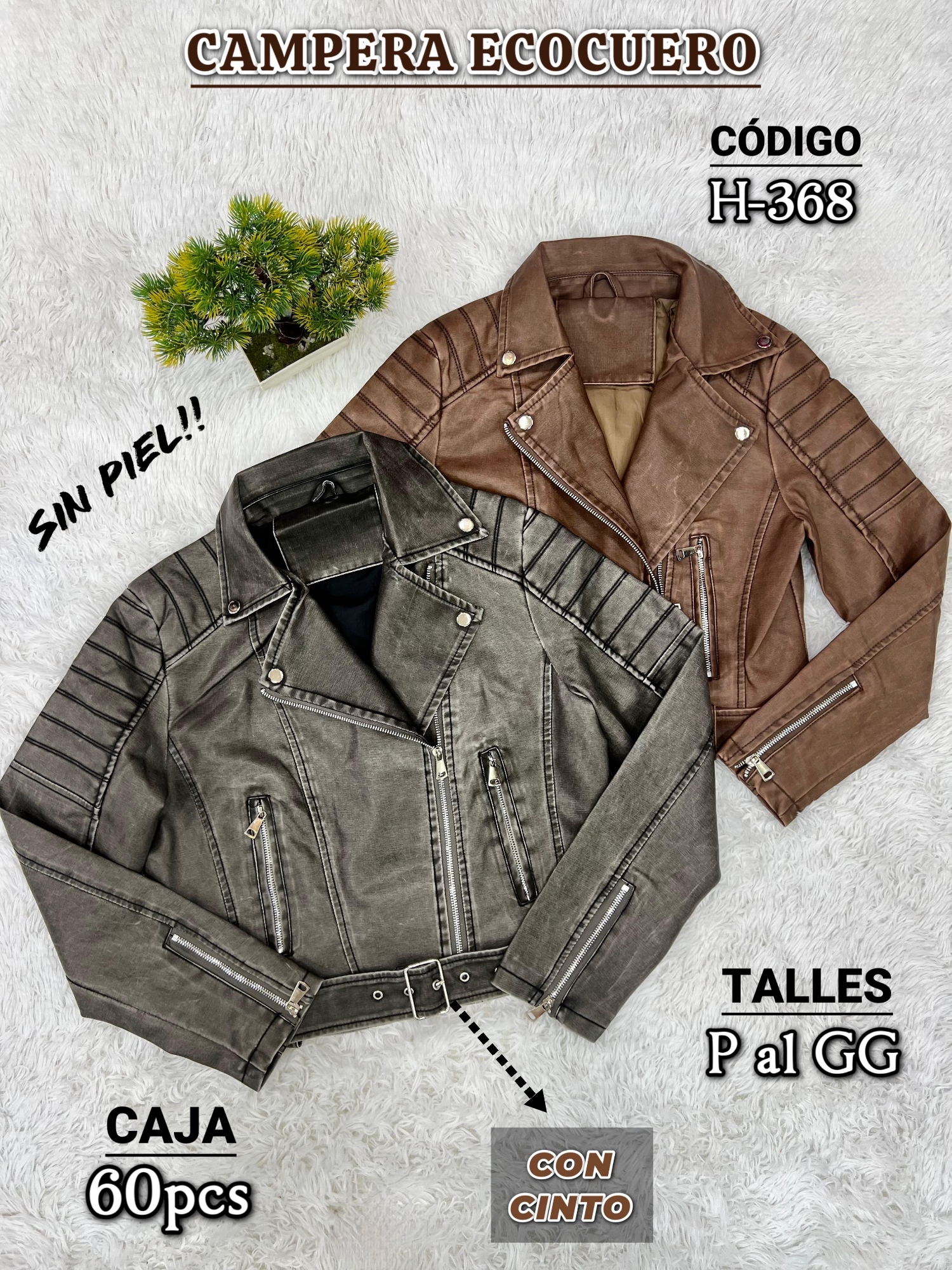 Campera de Mujer Eco Cuero - Imagen 1