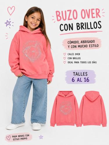 Buzo Over Brillos