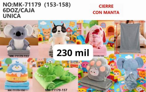Peluches con Mantas