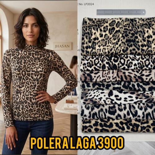 Polera Larga Animal Print