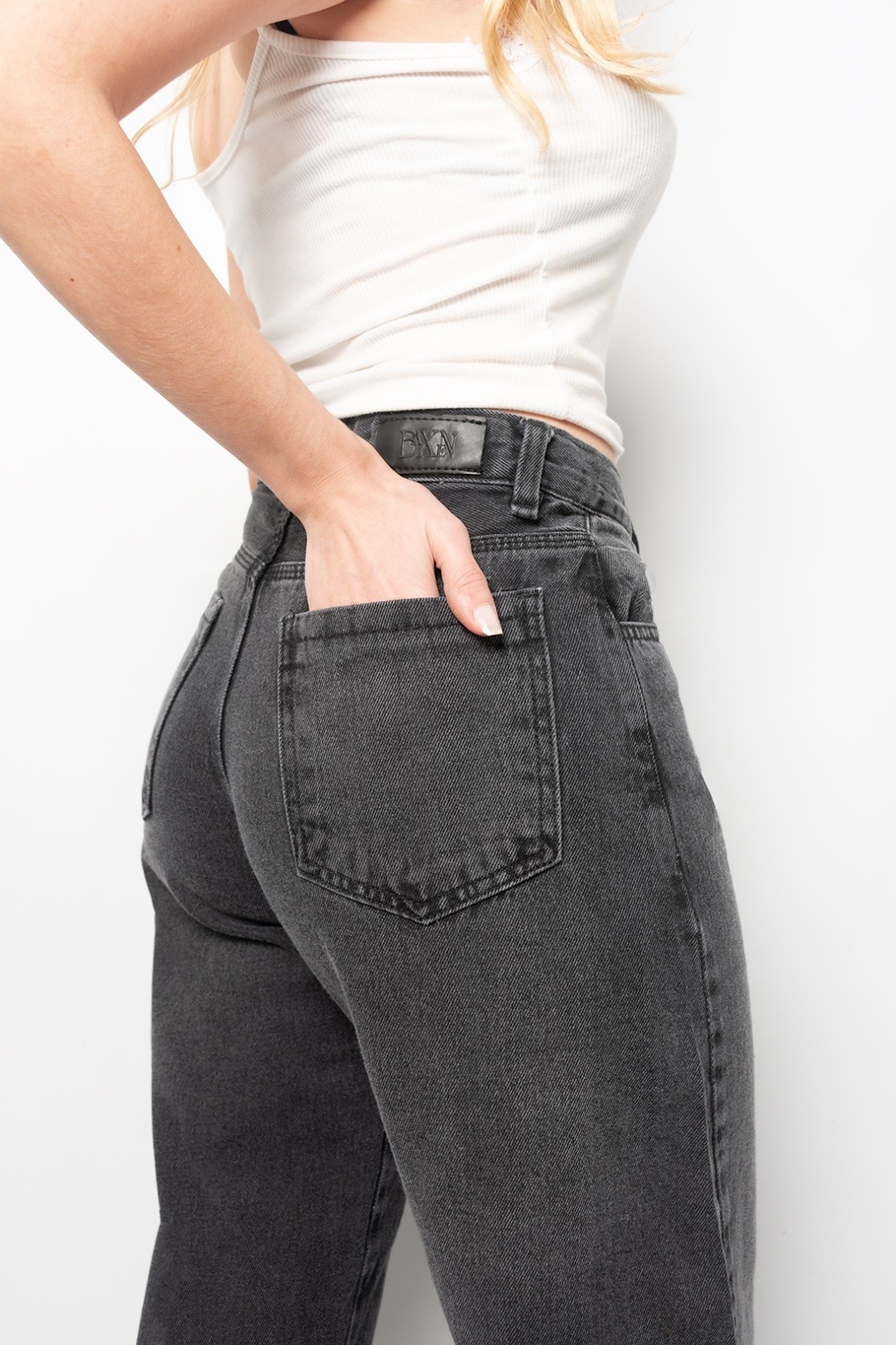 Jean Baggy Ballon Unisex Óxido, Celeste, Gris - Imagen 5