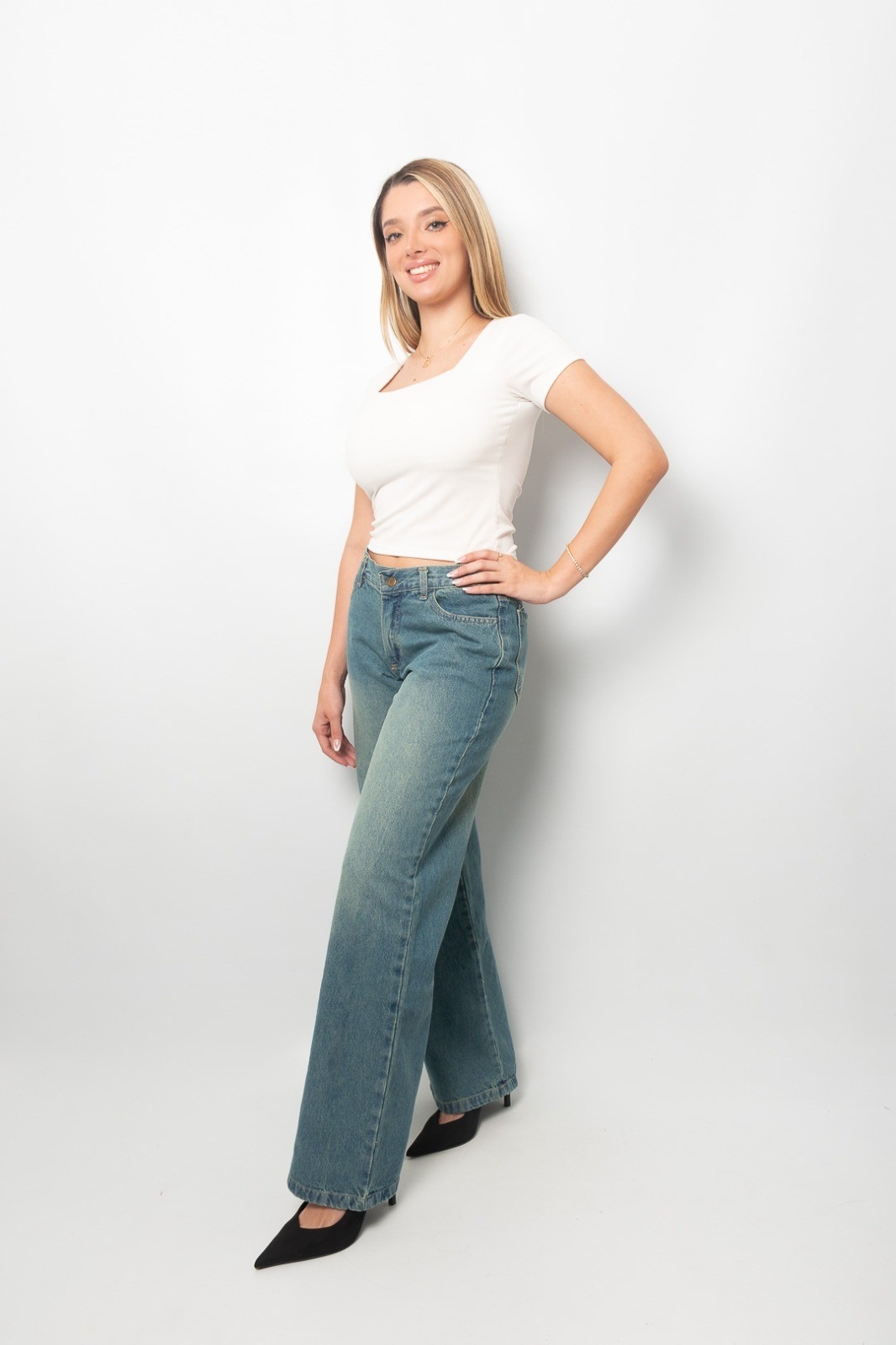 Jean Wideleg Tiro bajo - Imagen 4