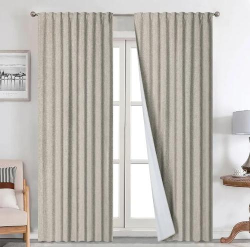 Cortina Lino Corta Blackout Engomado