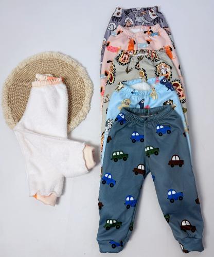 Babucha Bebe Jersey con Piel