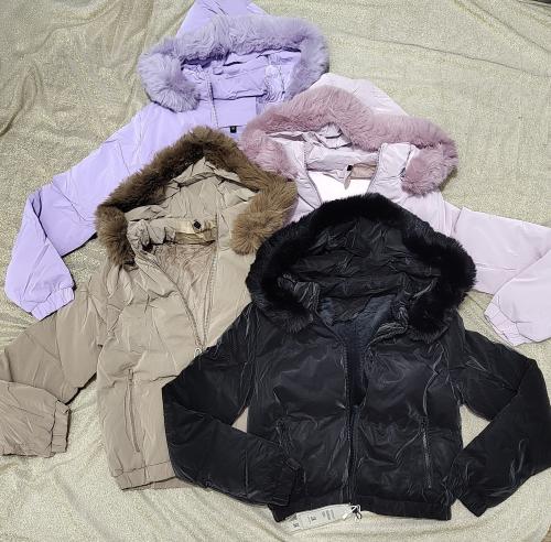 Campera Puffer Importado con Piel