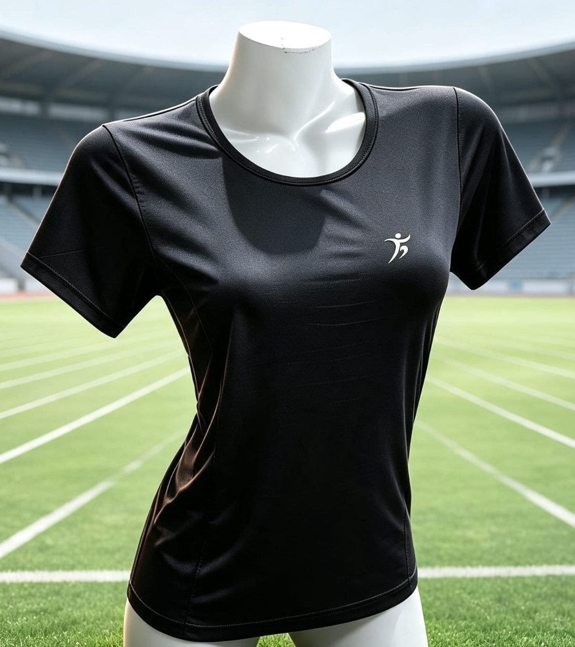 Remeras Deportivas de Laycra con Recorte - Imagen 4