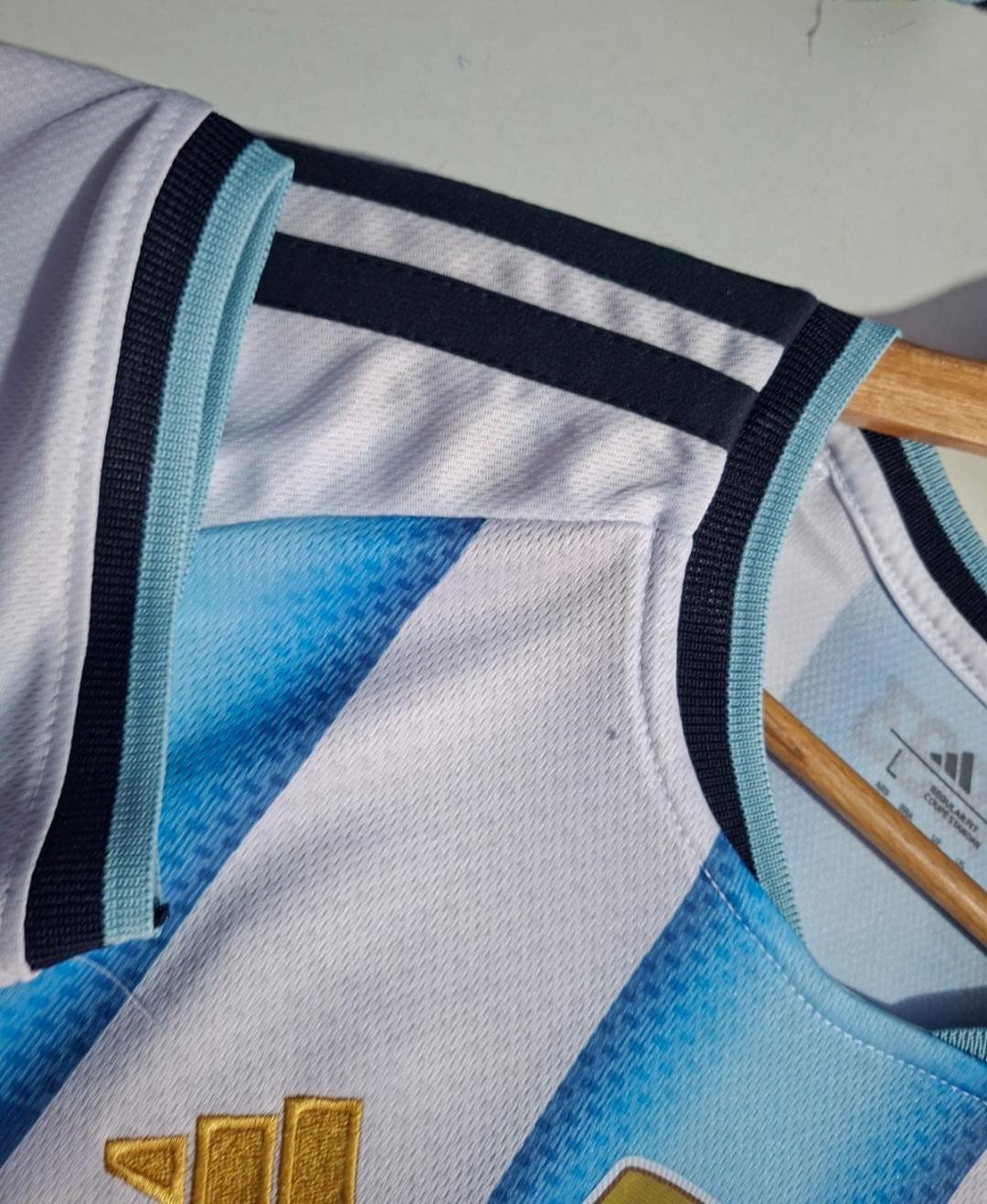 Camiseta Mundial Bordado Messi - Imagen 2