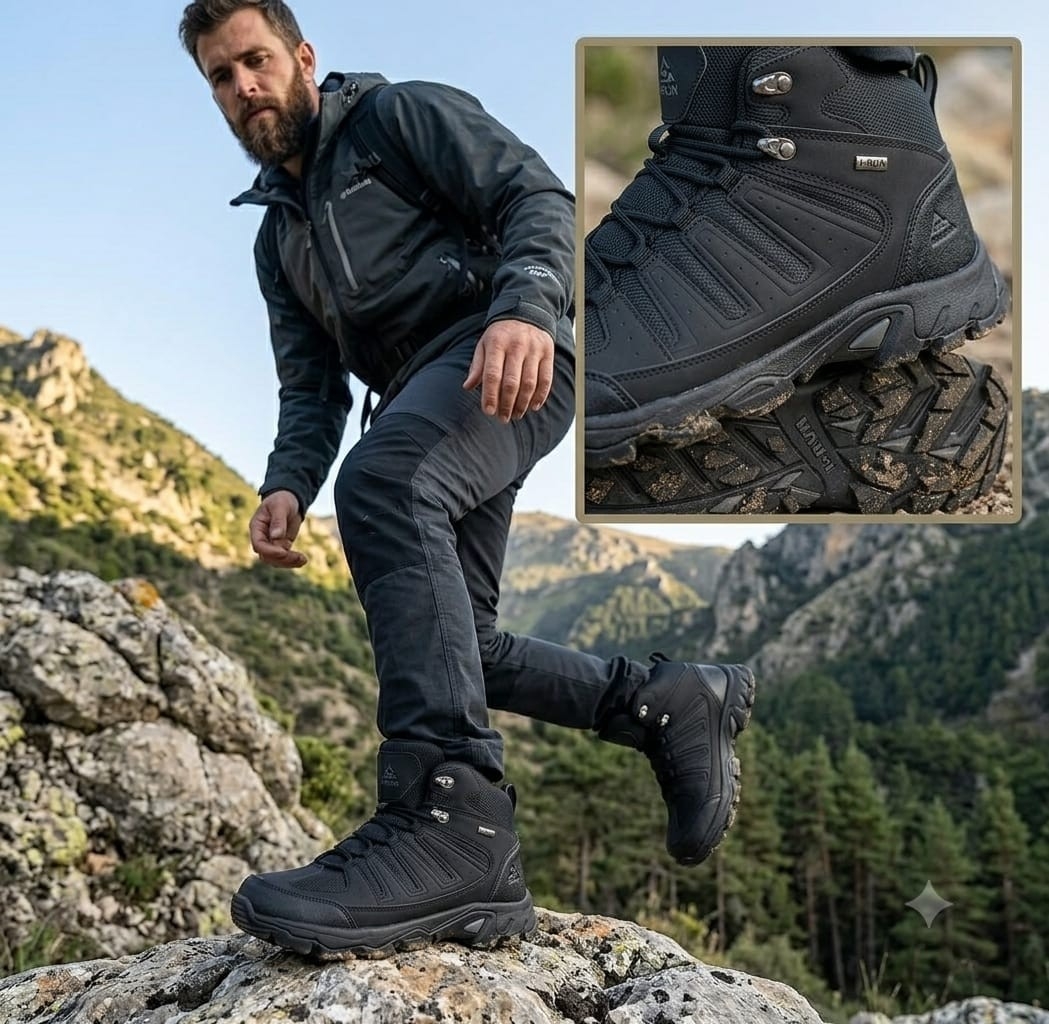 Botas Irun Impermeables Puro Negro - Imagen 6