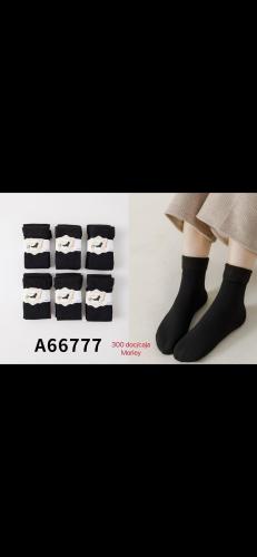 Medias de Peluche Morley Solo Negro