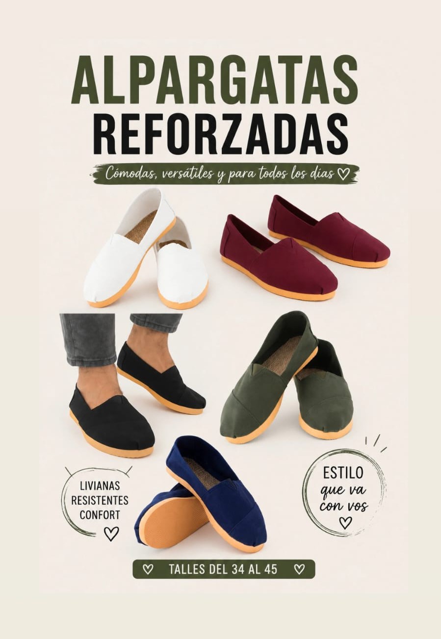 Alpargatas Reforzadas - Imagen 1