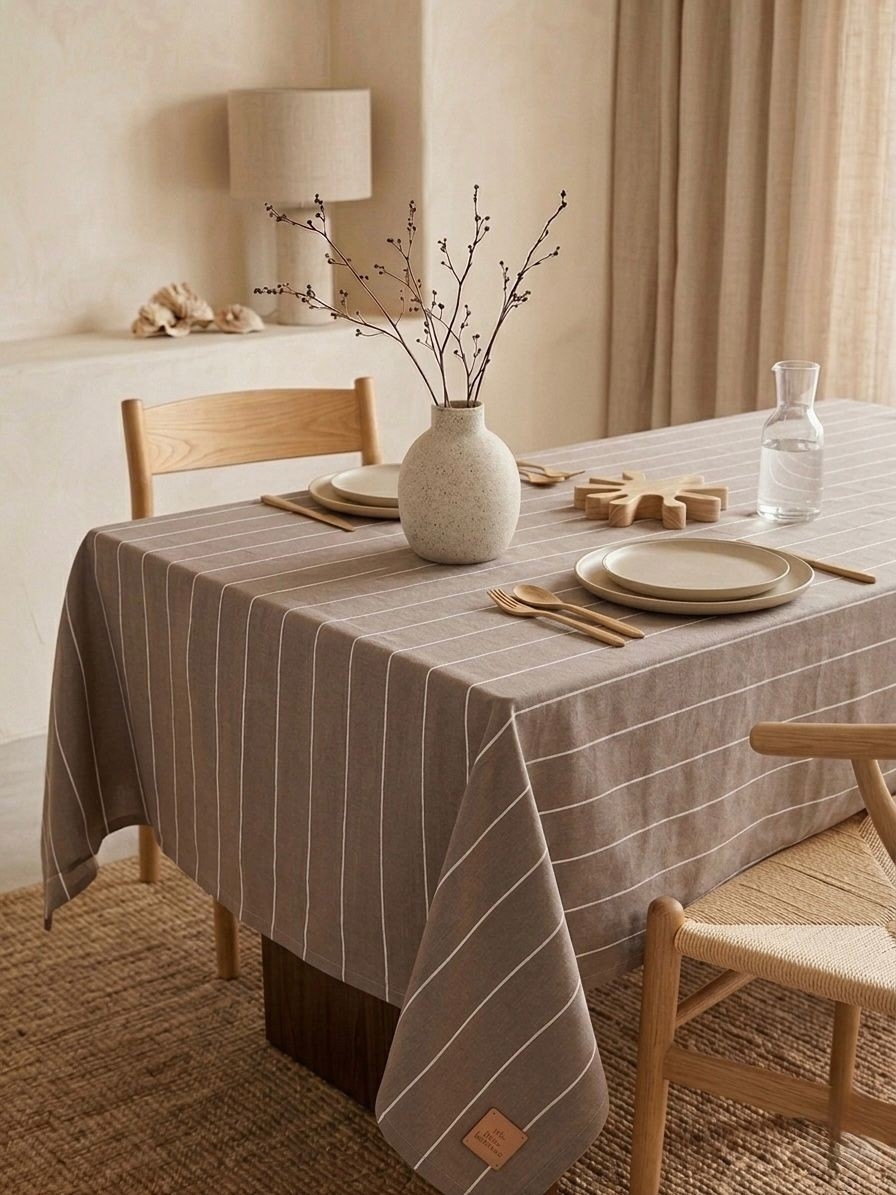Mantel Tusor Rayado - Imagen 2
