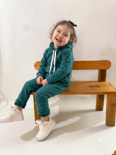 Conjunto Plush con Piel