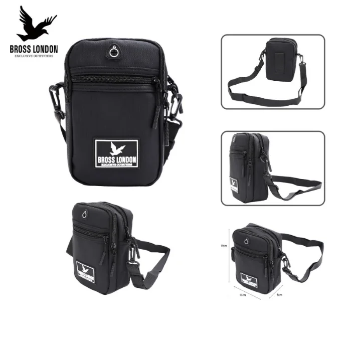 Morral Bross London Bandolera Deportiva Bolsillos Externos