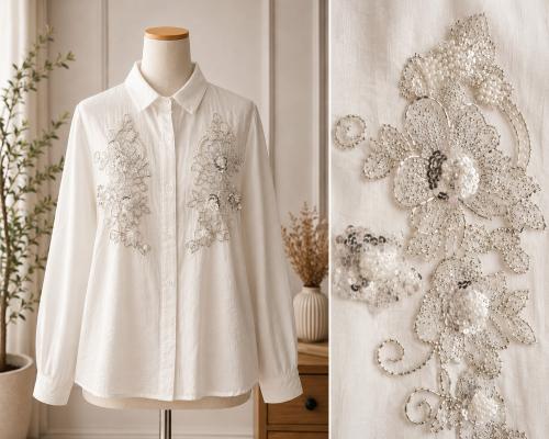 Camisa con Flores