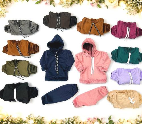 Conjunto Plush con Piel