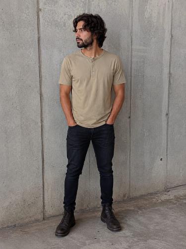 Remera Algodón Wafle