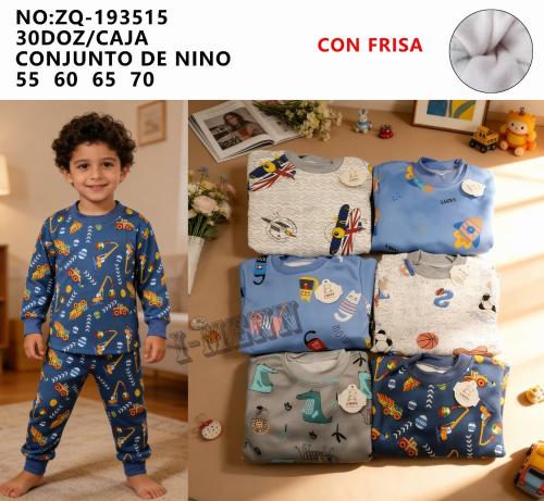 Pijamas Frizadas  para Niño y Niña Calidad Premium