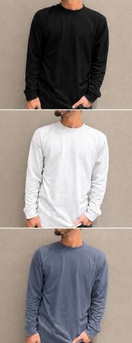 Remera Manga Larga Hombre