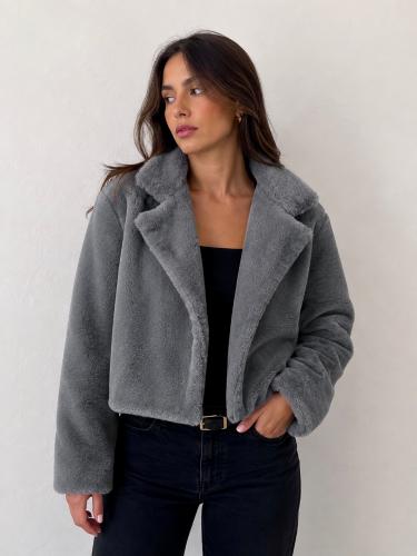 Saco de Piel Forrado Talle 2 3 4