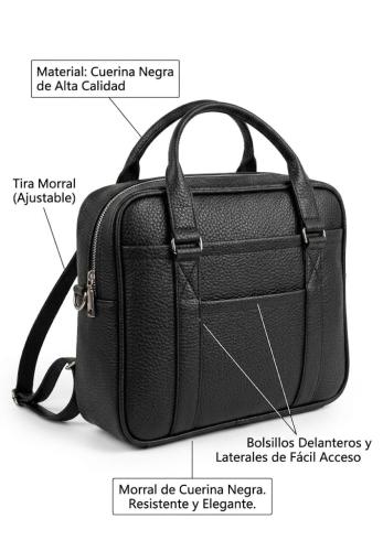 Morral Tira Regulable de Cuerina