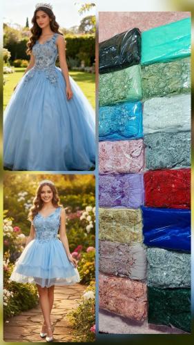 Vestido de 15 de 2 Piezas