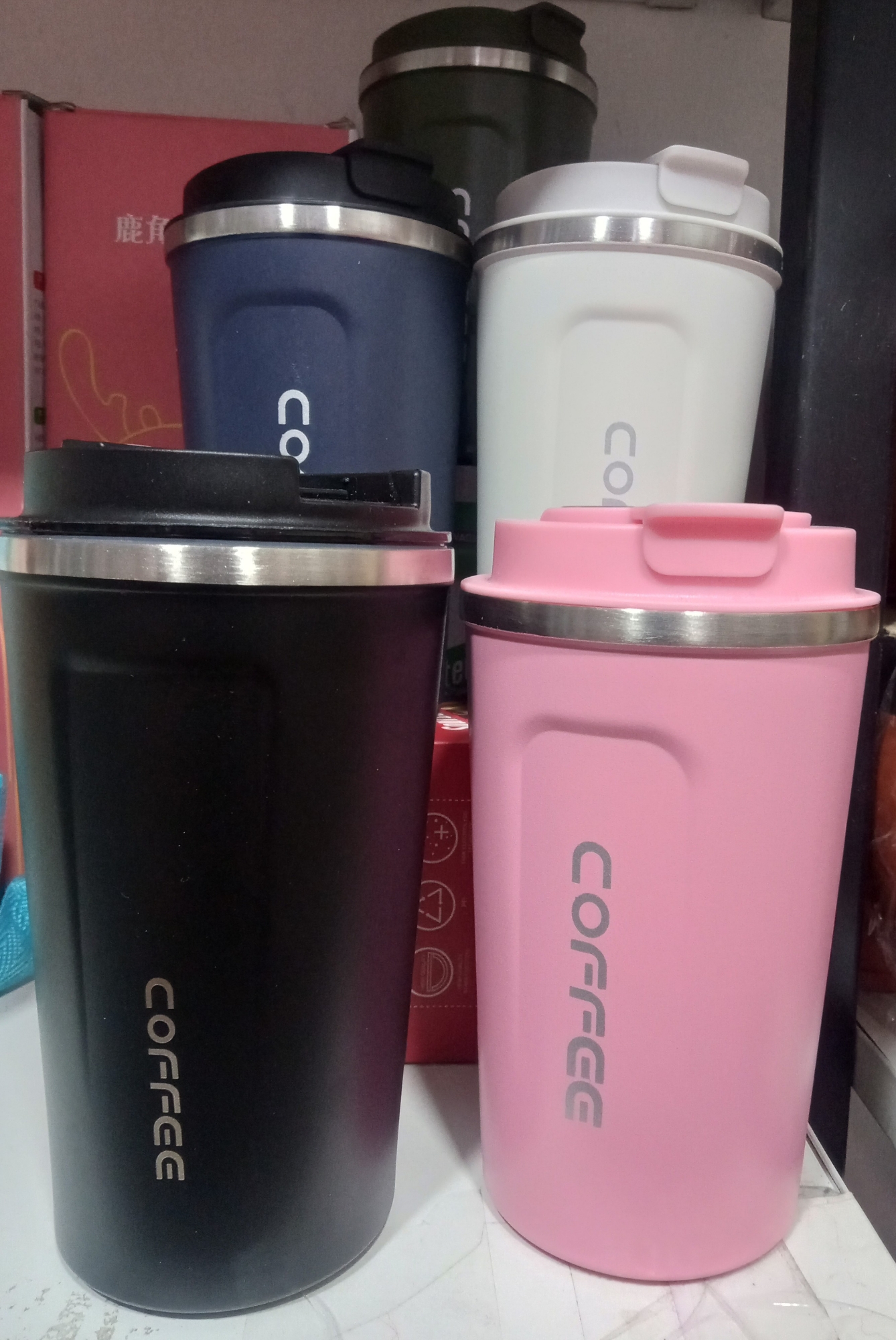 Vaso Cafetero Termico con Sensor de Temperatura - Imagen 2