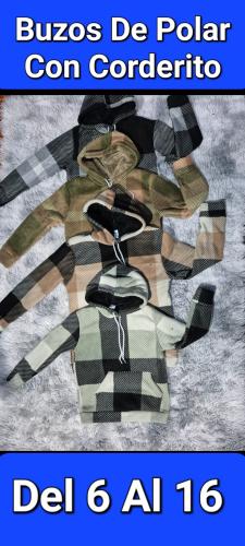 Buzos Niños de Polar con Corderito Acuadrillet
