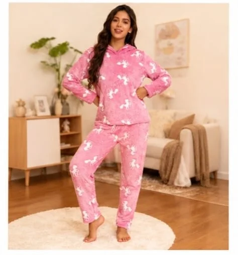 Pijama Peluche Dama Luminoso