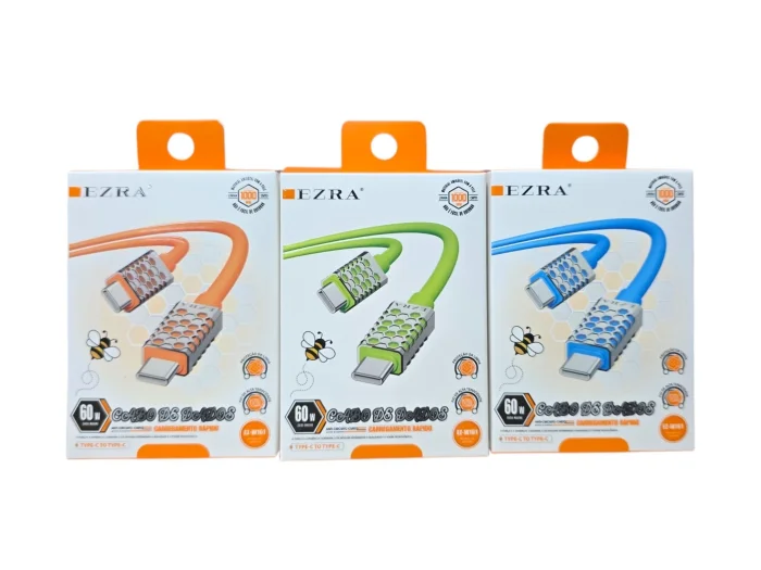 Cable Ezra Tipo C a Tipo C 60w Carga Rapida (ez-w161)