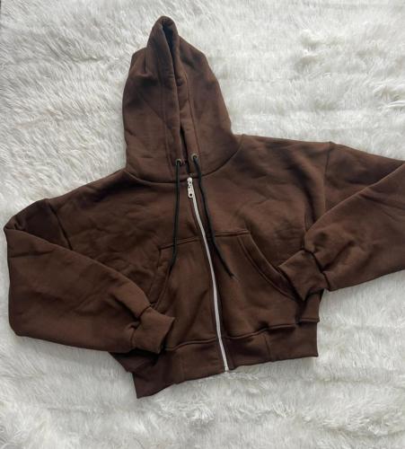 Campera Corta Oversize Friza Invisible Peinado Premium