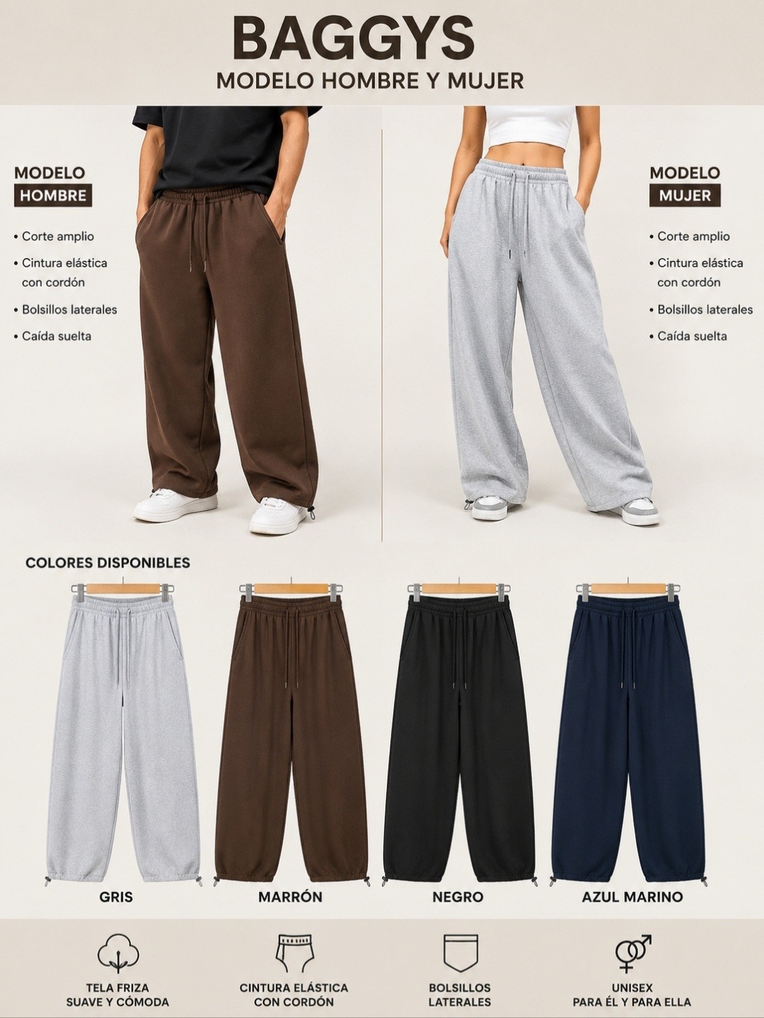 Baggy Friza Invisible Peinado Premium - Imagen 3