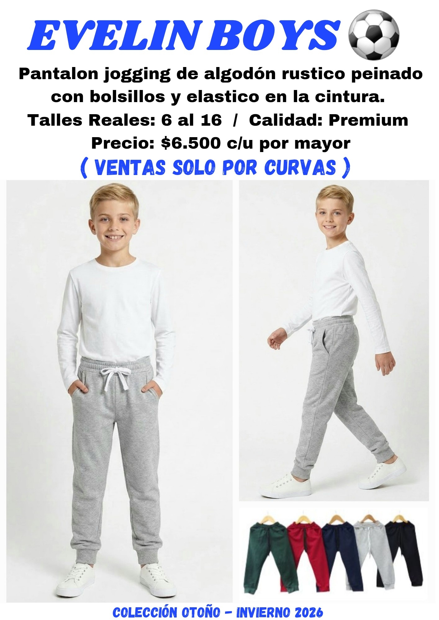 Pantalon Jogging Unisex - Imagen 1