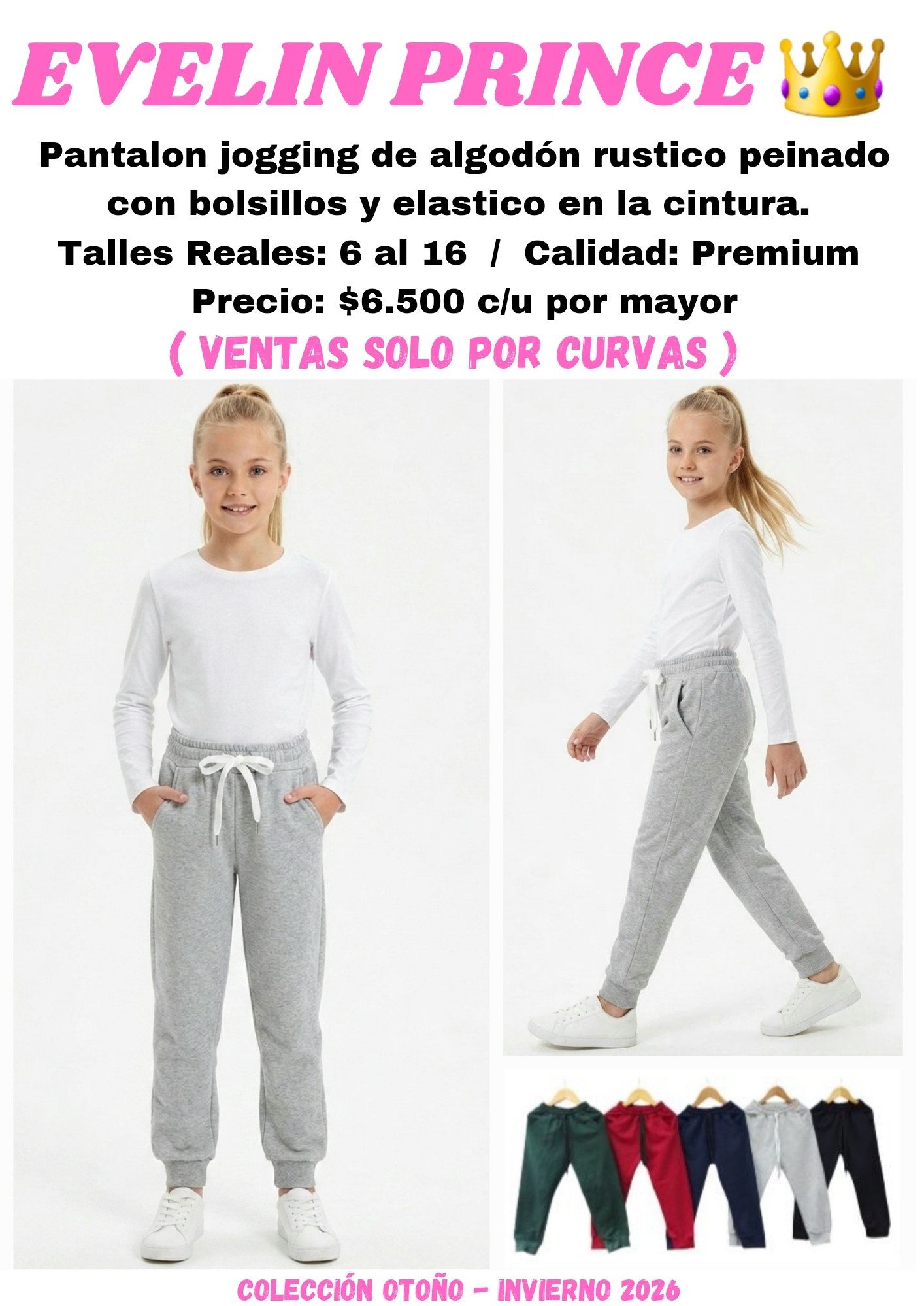 Pantalon Jogging Unisex - Imagen 2