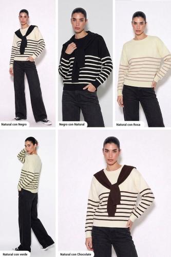 Sweater Rayas Marinero