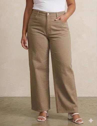 Wide Leg Especial Vizon