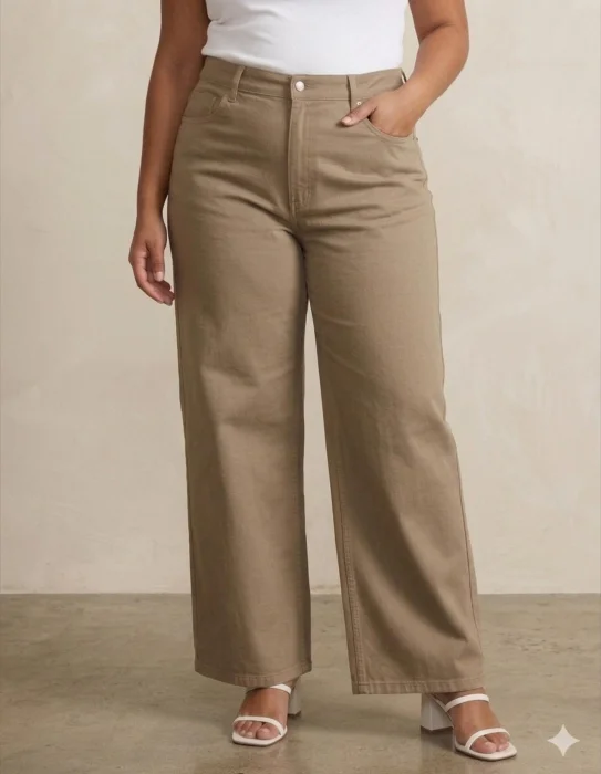 Wide Leg Especial Vizon