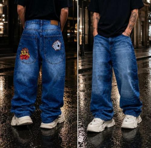 La Castellana - Baggy Jeans con Bordados