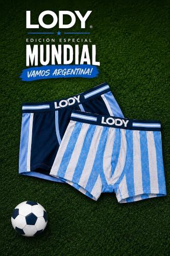 Oferta Pack de 2 Boxer Lody 2026 - Edicion Especial Mundial