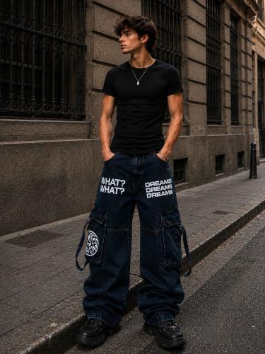 Granada - Baggy Cargo con Estampa
