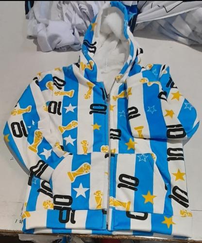 Campera Plush con Piel