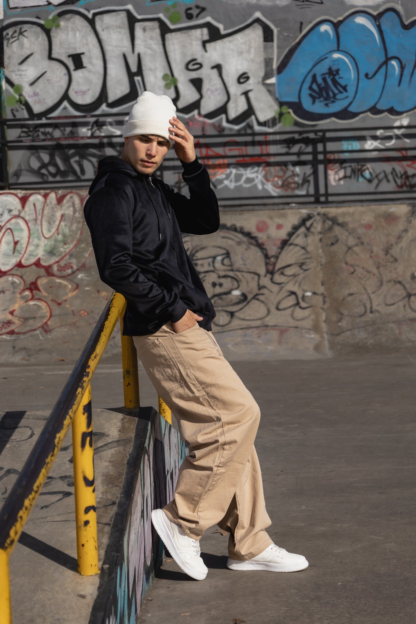 Baggy- Gabardina- Beige - Imagen 2